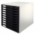 CABINET 10 SERTARE NEGRU STANDARD LEITZ