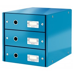CABINET 3 SERTARE ALBASTRU CLICK&STORE LEITZ