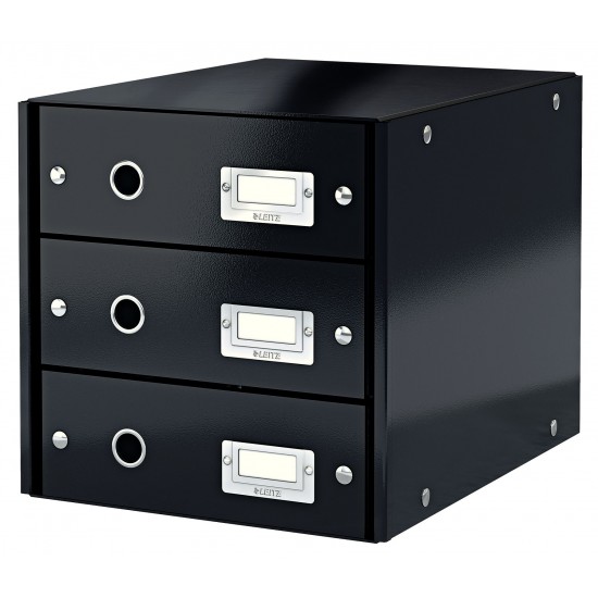 CABINET 3 SERTARE NEGRU CLICK&STORE LEITZ CABINET 3 SERTARE NEGRU CLICK&STORE LEITZ