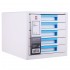 CABINET 5 SERTARE ALB/BLEU DELI