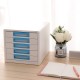 CABINET 5 SERTARE ALB/BLEU DELI