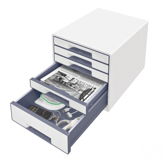 CABINET 5 SERTARE ALB/GRI WOW LEITZ CABINET 5 SERTARE ALB/GRI WOW LEITZ