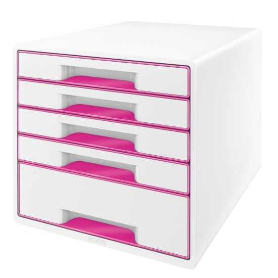 CABINET 5 SERTARE ALB/ROZ WOW LEITZ CABINET 5 SERTARE ALB/ROZ WOW LEITZ