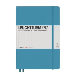 CAIET A5 VELIN COPERTA RIGIDA ALBASTRU NORDIC LEUCHTTURM