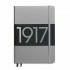 CAIET A5 VELIN COPERTA RIGIDA ARGINTIU LEUCHTTURM