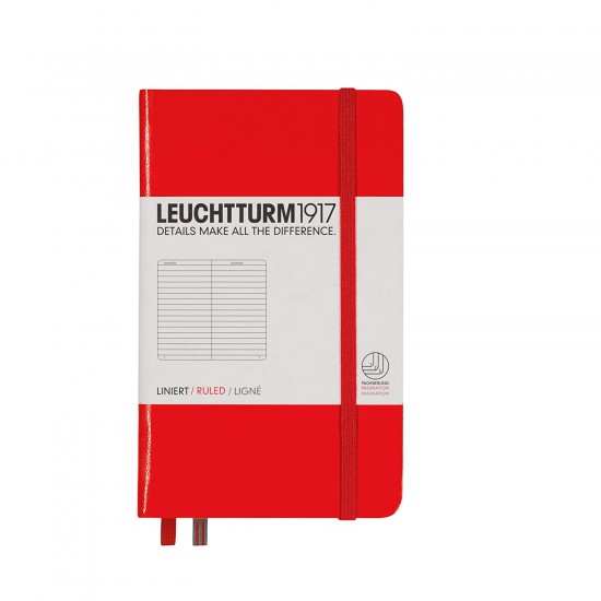 CAIET A6 DICTANDO COPERTA RIGIDA ROSU LEUCHTTURM