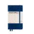 CAIET A6 VELIN COPERTA RIGIDA ALBASTRU NAVY LEUCHTTURM