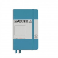 CAIET A6 VELIN COPERTA RIGIDA ALBASTRU NORDIC LEUCHTTURM