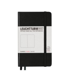 CAIET A6 VELIN COPERTA RIGIDA NEGRU LEUCHTTURM