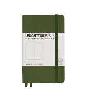 CAIET A6 VELIN COPERTA RIGIDA VERDE ARMY LEUCHTTURM
