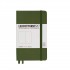 CAIET A6 VELIN COPERTA RIGIDA VERDE ARMY LEUCHTTURM