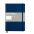 CAIET B5 VELIN COPERTA FLEXIBILA ALBASTRU NAVY LEUCHTTURM