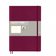 CAIET B5 VELIN COPERTA FLEXIBILA BORDEAUX LEUCHTTURM