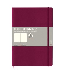 CAIET B5 VELIN COPERTA FLEXIBILA BORDEAUX LEUCHTTURM