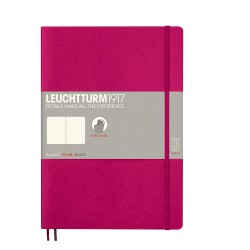 CAIET B5 VELIN COPERTA FLEXIBILA MAGENTA LEUCHTTURM