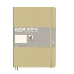 CAIET B5 VELIN COPERTA FLEXIBILA NISIPIU LEUCHTTURM