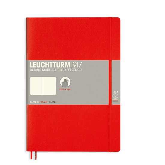 CAIET B5 VELIN COPERTA FLEXIBILA ROSU LEUCHTTURM CAIET B5 VELIN COPERTA FLEXIBILA ROSU LEUCHTTURM