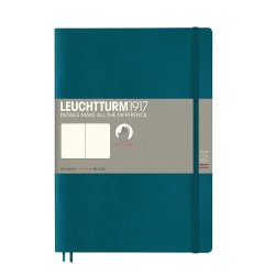 CAIET B5 VELIN COPERTA FLEXIBILA VERDE PACIFIC LEUCHTTURM