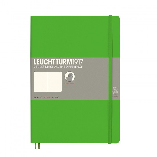 CAIET B5 VELIN COPERTA FLEXIBILA VERNIL LEUCHTTURM CAIET B5 VELIN COPERTA FLEXIBILA VERNIL LEUCHTTURM