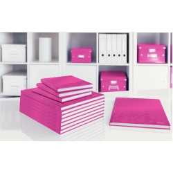 CAIET BIROU A4 ARITMETICA ROZ COPERTA CARTON WOW LEITZ