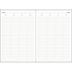 AGENDA A5 NEDATATA ALBASTRA DOMINO  EGO