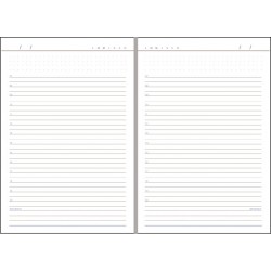AGENDA A5 NEDATATA GRI DOMINO  EGO