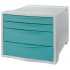 CABINET 4 SERTARE ALBASTRU COLOUR'BREEZE ESSELTE