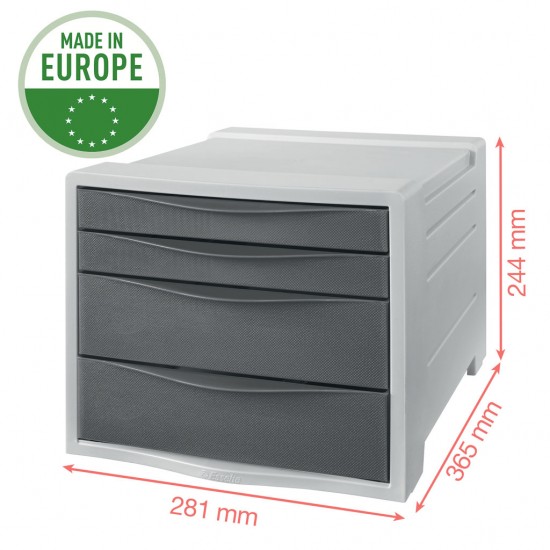 CABINET 4 SERTARE ALBASTRU COLOUR'BREEZE ESSELTE