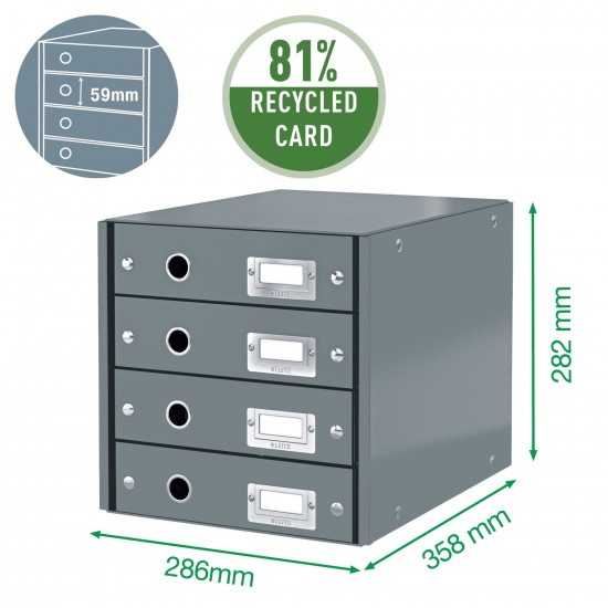 CABINET 4 SERTARE ROZ CLICK&STORE LEITZ CABINET 4 SERTARE ROZ CLICK&STORE LEITZ