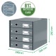 CABINET 4 SERTARE TURCOAZ CLICK&STORE LEITZ CABINET 4 SERTARE TURCOAZ CLICK&STORE LEITZ