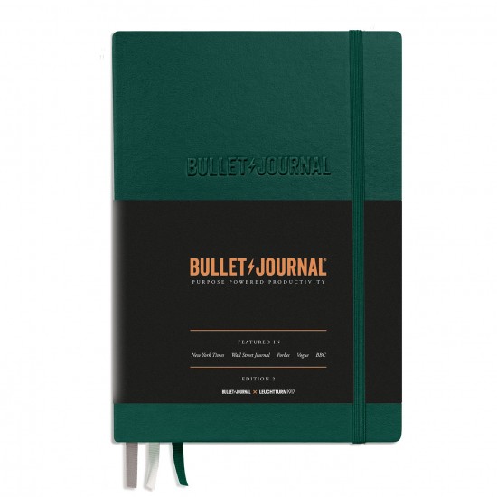 CAIET A5 BULLET JOURNAL ED. 2 COP RIGIDA VERDE LEUCHTTURM