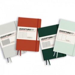 CAIET A5 VELIN COPERTA RIGIDA ROSU LEUCHTTURM