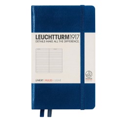 CAIET A6 DICTANDO COPERTA RIGIDA ALBASTRU NAVY LEUCHTTURM