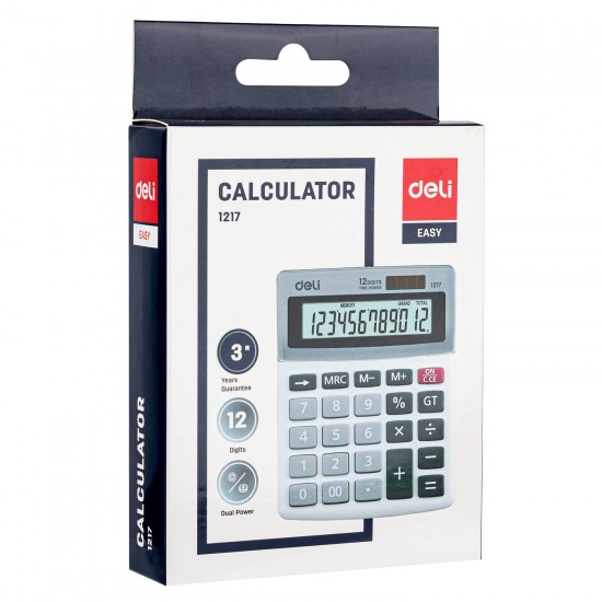 CALCULATOR BIROU 12DIG 1217 DELI CALCULATOR BIROU 12DIG 1217 DELI