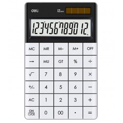 CALCULATOR BIROU 12DIG MODERN ALB DELI