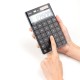 CALCULATOR BIROU 12DIG MODERN NEGRU DELI CALCULATOR BIROU 12DIG MODERN NEGRU DELI