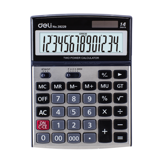 CALCULATOR BIROU 14DIG METAL 39229 DELI CALCULATOR BIROU 14DIG METAL 39229 DELI