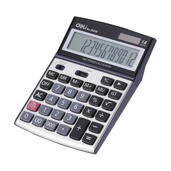 CALCULATOR BIROU 14DIG METAL 39229 DELI CALCULATOR BIROU 14DIG METAL 39229 DELI