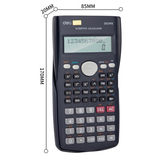 CALCULATOR STIINTIFIC 12DIG 240F 82MS DELI CALCULATOR STIINTIFIC 12DIG 240F 82MS DELI