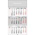 CALENDAR PERETE TRIPTIC PLIAT 3 X 12 FILE EGO