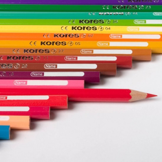 CREIOANE COLORATE 6 CULORI TRIUNGHIULARE KORES