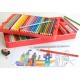 CREIOANE COLORATE 60 CULORI CUTIE METAL FABER-CASTELL