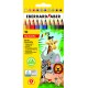 CREIOANE COLORATE PLASTIC JUMBO 10 CULORI EBERHARD FABER