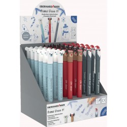 DISPLAY 36 BUC ROLLER 0.7 MM ALBASTRU ERASABLE WINTER EDITION EBERHARD FABER