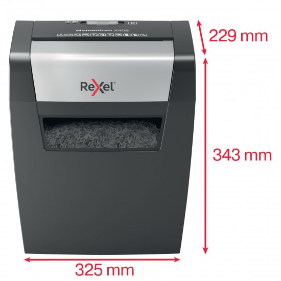 DISTRUGATOR DOC MANUAL MOMENTUM X406 P4 CROSS-CUT REXEL