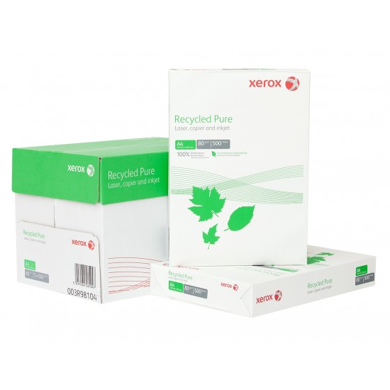 HARTIE COPIATOR A4 RECYCLED PURE 80G 500/TOP XEROX