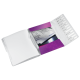 MAPA PLASTIC 12 COMPARTIMENTE MOV METALIZAT WOW LEITZ