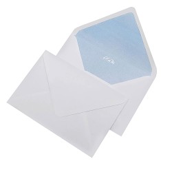 PLIC PT FELICITARI 130*190MM GUMAT 80G CLAPA V ALB 500/C GPV