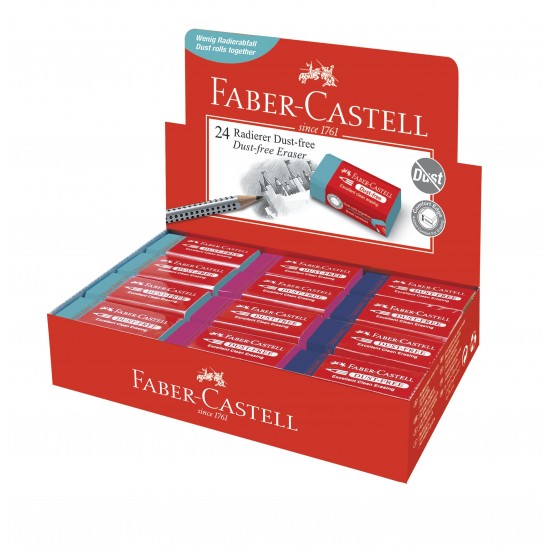 RADIERA CREION DUST FREE TREND 2019 24 FABER-CASTELL