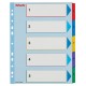 SEPARATOARE INDEX CARTON 1-5 REINSCRIPTIBIL ESSELTE